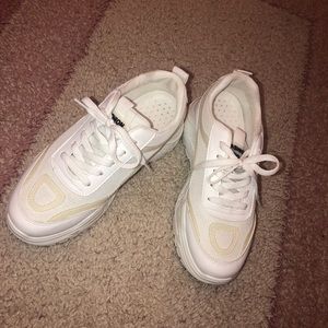 Brand new white chunky sneakers!
